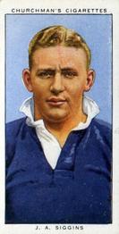 1935 Churchman’s Rugby Internationals #50 Jack Siggins Front